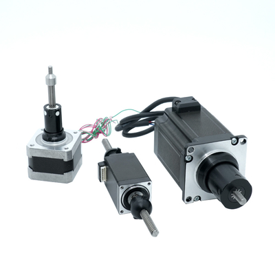 Jkongmotor カスタマイズされたマイクロ線形アクチュエータハイブリッドステップモーター NEMA 8 11 17 23 24 34 スクロール付き線形ステップモーター