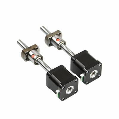 Jkongmotor 12V 24V NEMA 8 11 17 23 24 34 42 52 ミニマイクロボールスクリュー線形ギア付き閉ループステップモーターとブレーキ