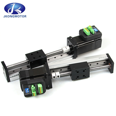 Jkongmotor 12V 24V NEMA 8 11 17 23 24 34 42 52 ミニマイクロボールスクリュー線形ギア付き閉ループステップモーターとブレーキ