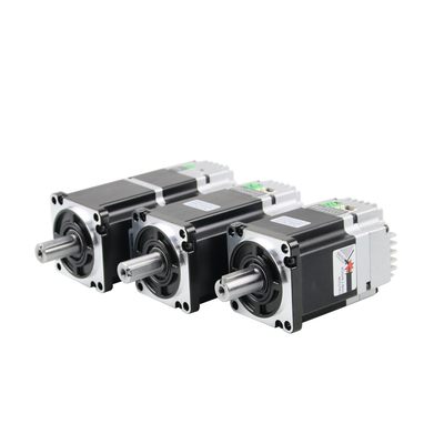 Jkongmotor 3000rpm 20Wから750W Canopen RS485 繊維機械のための17ビットエンコーダーを持つ統合DCサーボモーター