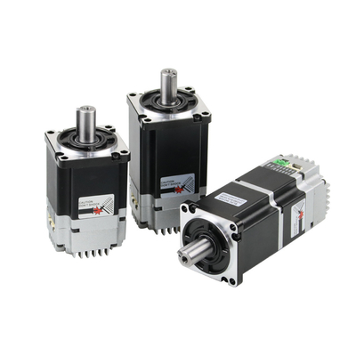 Jkongmotor 3000rpm 20Wから750W Canopen RS485 繊維機械のための17ビットエンコーダーを持つ統合DCサーボモーター