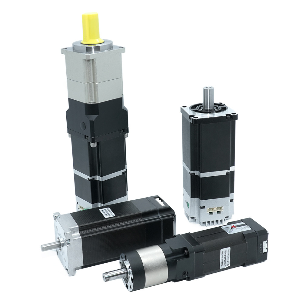 Jkongmotor 統合DCサーボモーター 24 36V 0.45nm 3000rpm 57X57mm 140W DCサーボモーター RS485 繊維用オープン