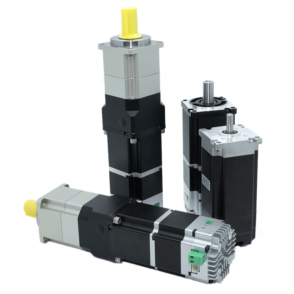 Jkongmotor 48VDC 1.27nm 400W RS485 Canopen DC 統合サーボモーター 運転手,ブレーキ,ギアボックス
