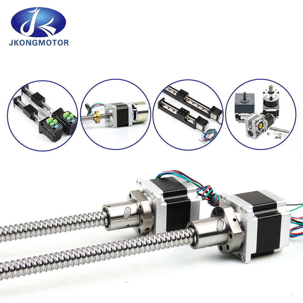 Jkongmotor 線形ステップモーター ネマ 11 17 23 34 線形電気モーター 耐久性ボールスクリューシャフト 小型線形モーター