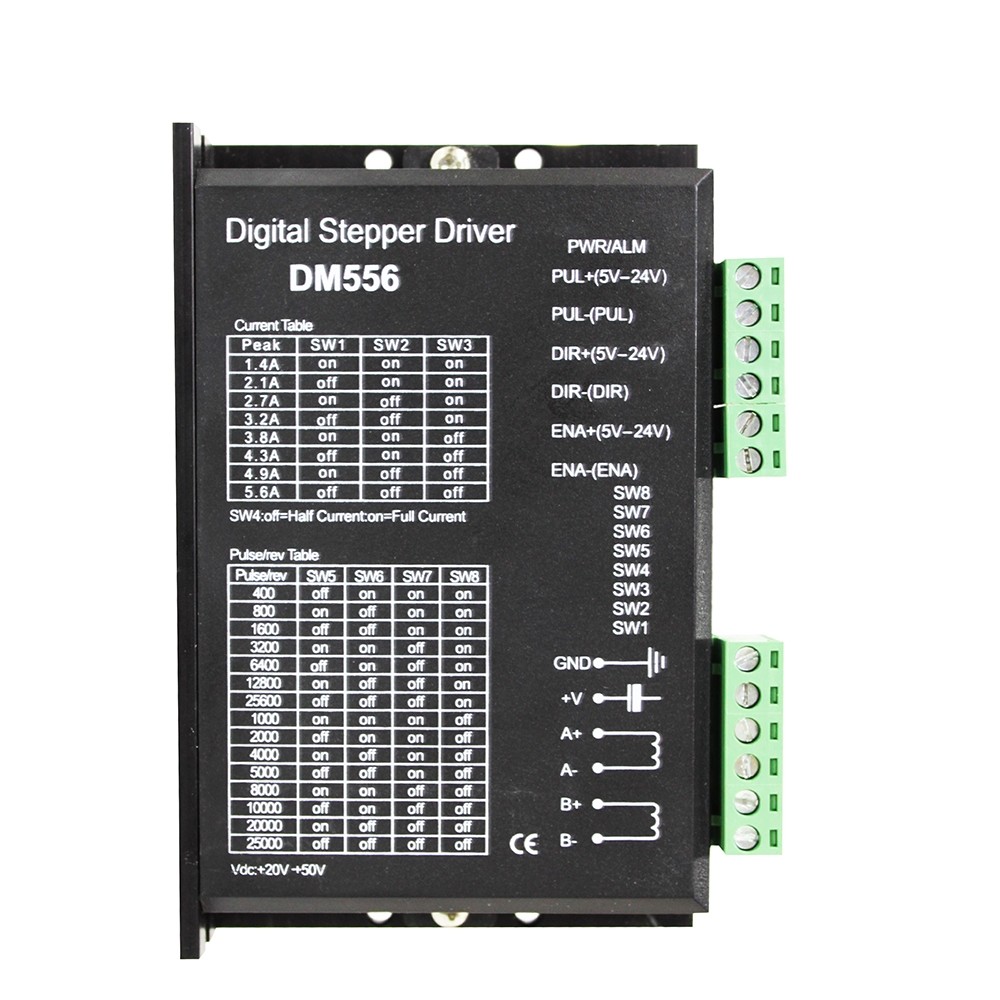 Nema24 Nema23のためのROHS 50VDC Dm556のステッピング モーターの運転者